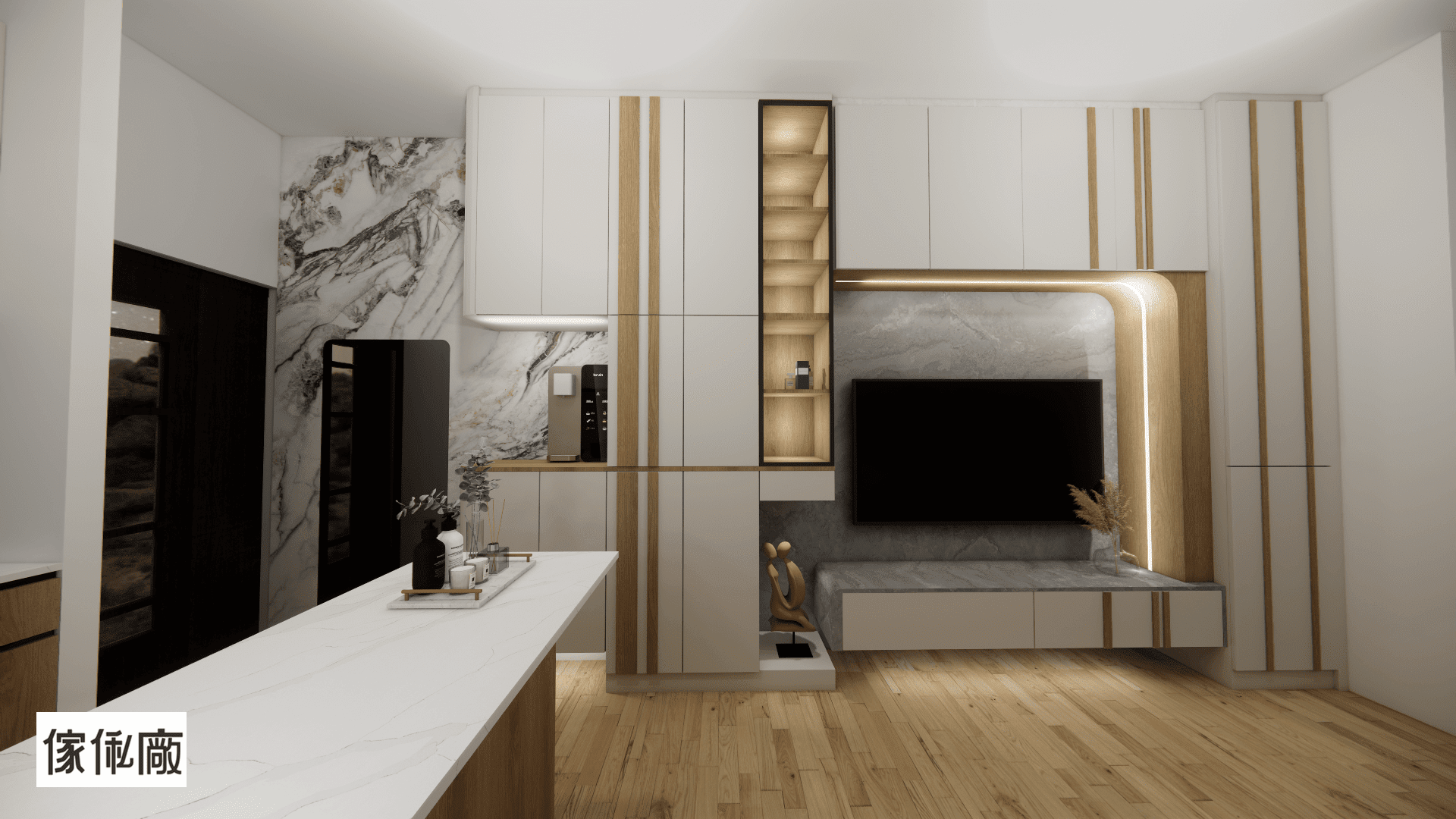 新樓3D案例 — 元朗匯都 (1) | 傢俬廠 Change Design Factory